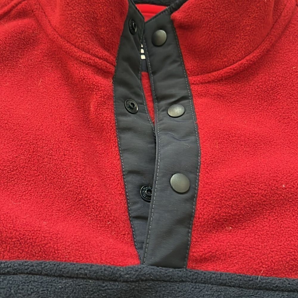 Lands End Colorblock 1/4 Snap Fleece - M - Picture 5 of 12